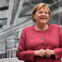 With German Chancellor Angela Merkel’s conservative bloc facing a reckoning as its support plummets, nationalists could play a role in reshaping the German right. | AFP-JIJI