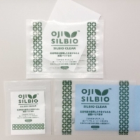 This provided photo shows transparent paper developed by Oji F-Tex Co. | KYODO 
