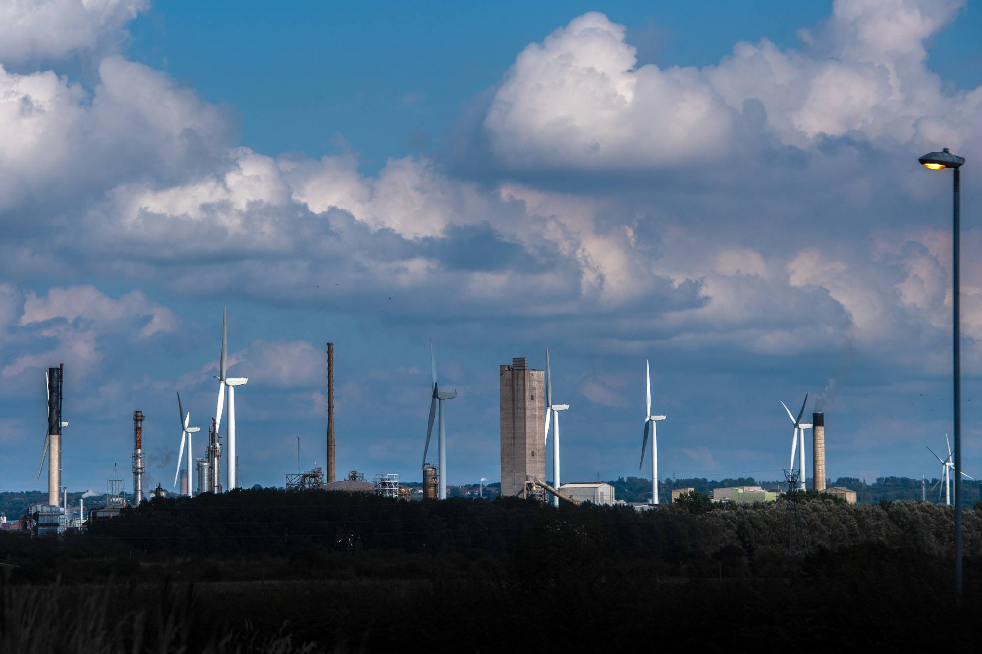 The CF Industries Holdings Inc. fertilizer manufacturing complex, which is being forced to be shut down due to high natural gas prices, in Ince, England. | Bloomberg