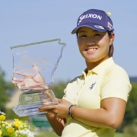 Nasa Hataoka finished at 16-under to win the NW Arkansas Championship for the second time in her career. | KYODO