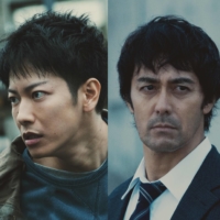 In Takehisa Zeze’s “In the Wake,” Takeru Satoh (left) and Hiroshi Abe play survivors of the March 11 earthquake and tsunami whose fates intersect following a series of murders nearly a decade later. | © 2021 ‘IN THE WAKE’ FILM PARTNERS
