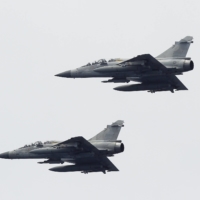 Taiwan Air Force Mirage-2000 fighter jets. Repeatedly needing to intercept Chinese planes places great pressure on the island\'s military and cost it at least $886 million in 2020 alone after scrambling interceptors nearly 3,000 times. | REUTERS 