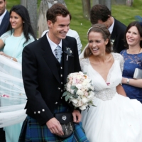 Andy Murray and Kim Sears were married in Dunblane, Scotland, on April 11, 2015. | REUTERS
