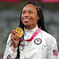 Allyson Felix earned one gold medal and one bronze during the Tokyo Games. | USA TODAY / REUTERS