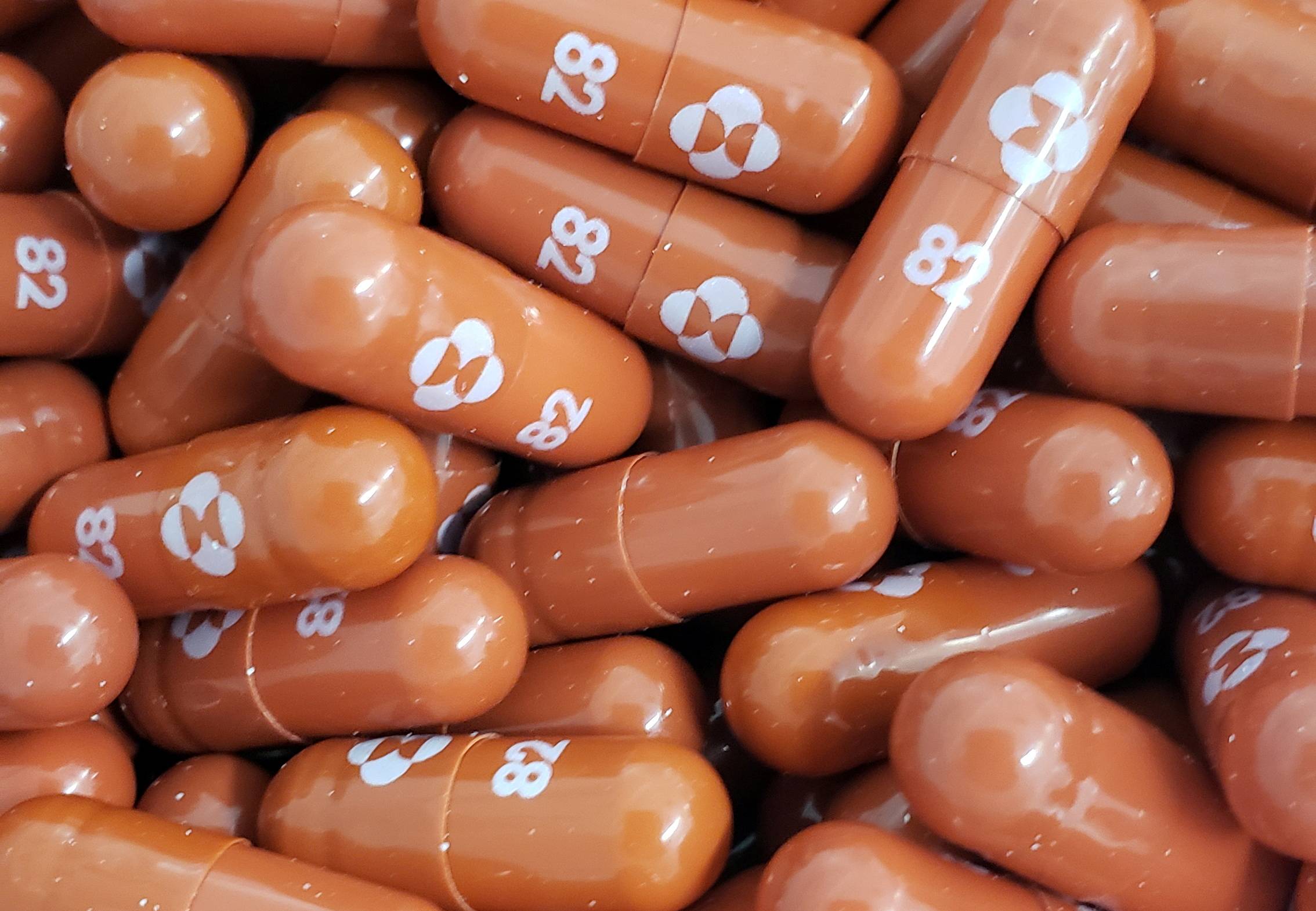 An experimental antiviral pill developed by Merck & Co.  | MERCK & CO. / VIA REUTERS