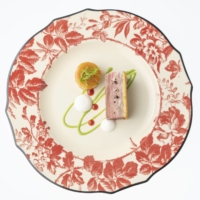 A take on the breaded Milanese cutlet, with wagyu, carrot cream and mayonnaise horseradish | HIROKI KOBAYASHI
