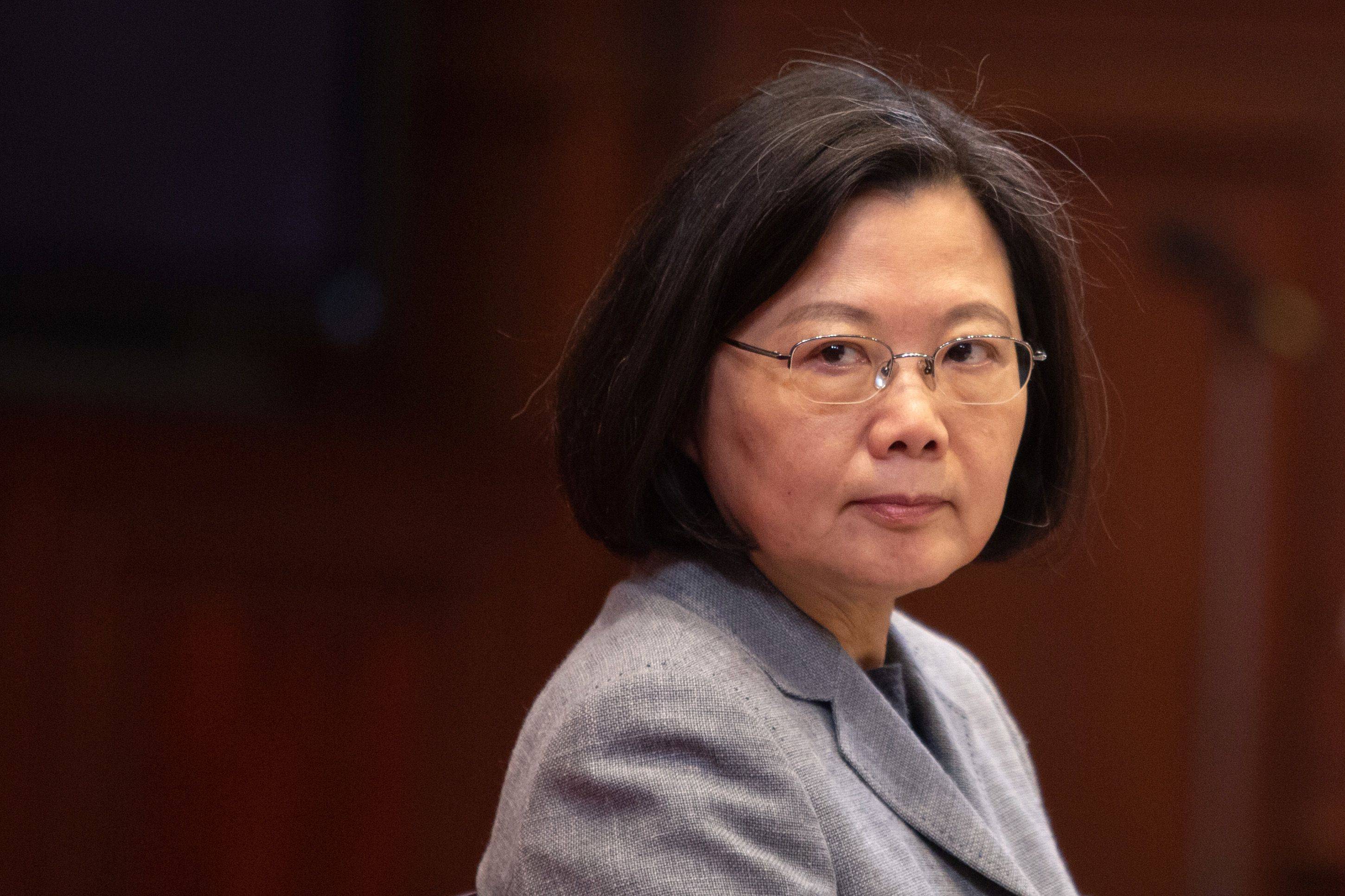 Taiwanese President Tsai Ing-wen | BLOOMBERG 