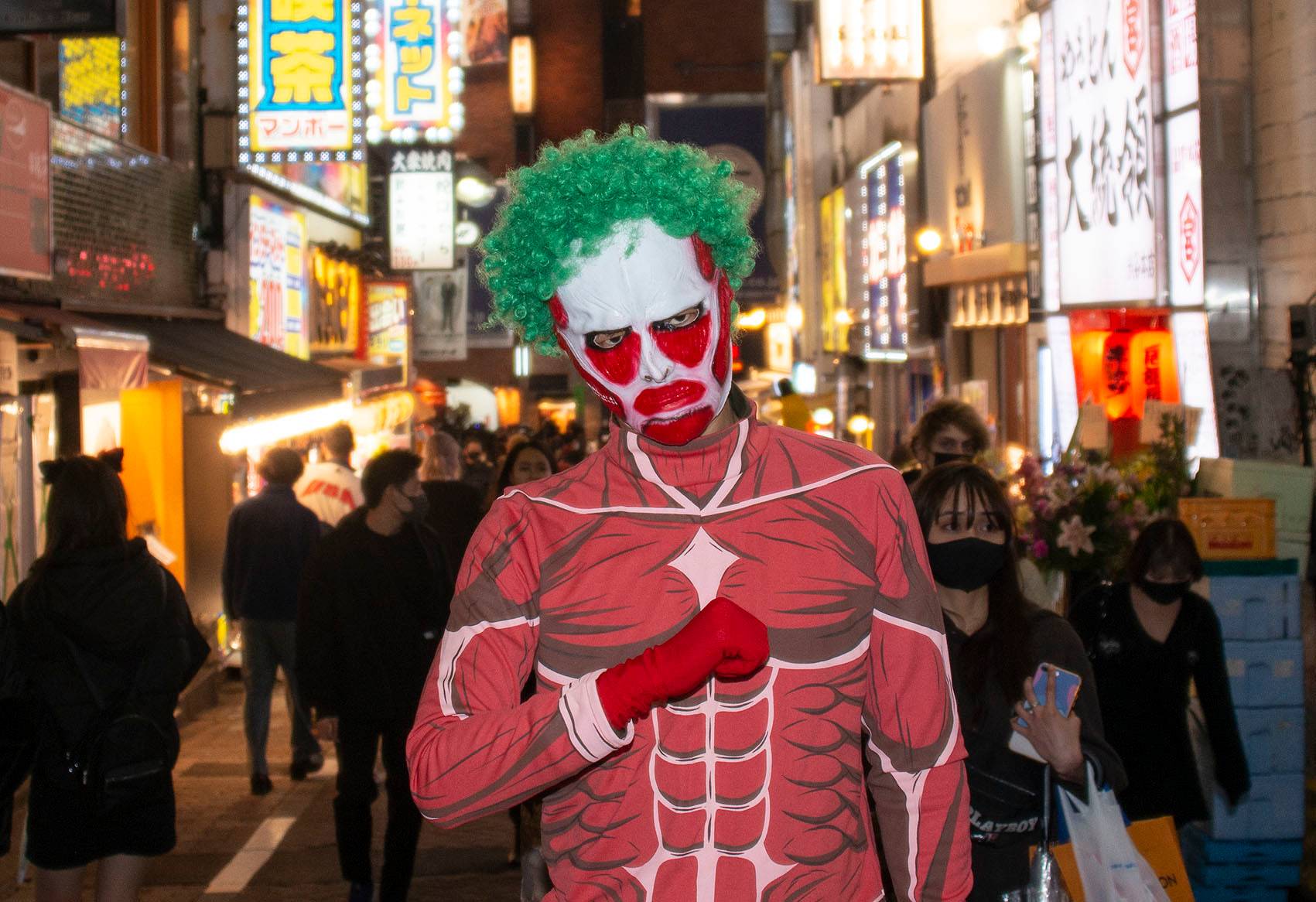 'Nori', 32, says that while he had come to the events to 'spread peace' during the difficult COVID-19 pandemic, he was unconvinced the state of Japanese politics could be similarly pacified. 'There seems to be little effort made to embrace young people, and they could start by making things more accessible,' the salaried worker says. 'Bring out an anime character who explains that process, and the reasons for voting and having your say. It's often said young people lack awareness, but I'm not sure. If you change the voting process to make it more appealing to young people, I think they will vote.' | ROB GILHOOLY