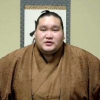 Terunofuji is sumo\'s only yokozuna following the retirement of 45-time champion Hakuho. | KYODO