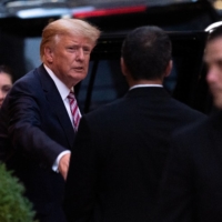 Former U.S. President Donald Trump leaves Trump Tower in the Manhattan borough of New York on Oct. 18.  | REUTERS