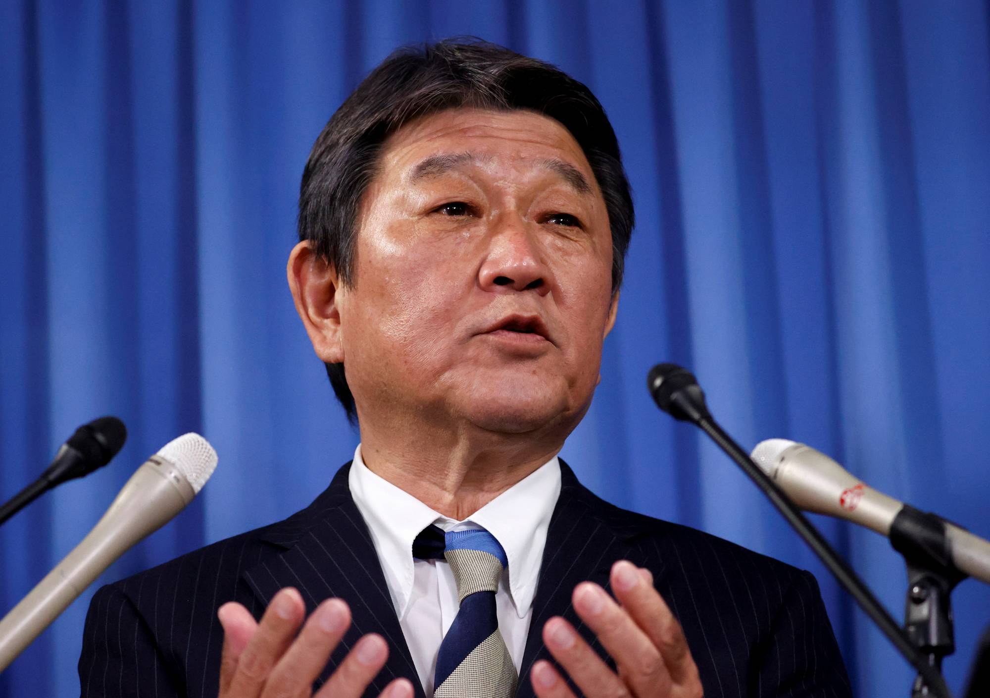 LDP backs Foreign Minister Toshimitsu Motegi for party's No. 2 role - The  Japan Times