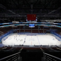 Beijing\'s Wukesong Sports Centre hosts a test event on Nov. 8 in preparation for the 2022 Beijing Games. | REUTERS
