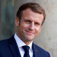 French President Emmanuel Macron held telephone talks with Prime Minister Fumio Kishida on Monday. | REUTERS