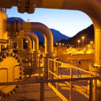 A view of a section of a Snam gas compressor station near the entry point of Russian gas close to the Austrian border in Malborghetto, Italy | SNAM / VIA REUTERS