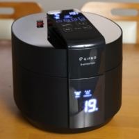 The DeliSofter, a specialized steam cooker, at the Gifmo Co. office in Kyoto | BLOOMBERG