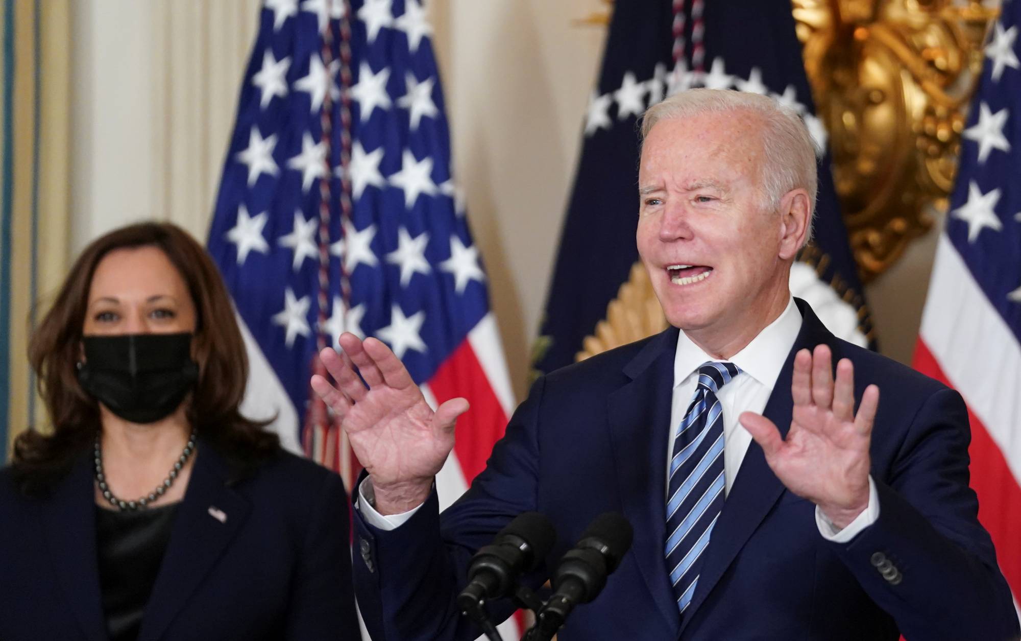 U.S. President Joe Biden, along with other Democratic leaders, claim his spending plan will be “fully paid for” with tax hikes. Apparently, the administration thinks that only budget deficits impose costs. | REUTERS 