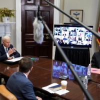 Joe Biden\'s virtual democracy summit scheduled for next month comes at a challenging time for free societies. The global monitoring organization Freedom House called this year’s report on the state of global freedom “Democracy Under Siege.” | REUTERS