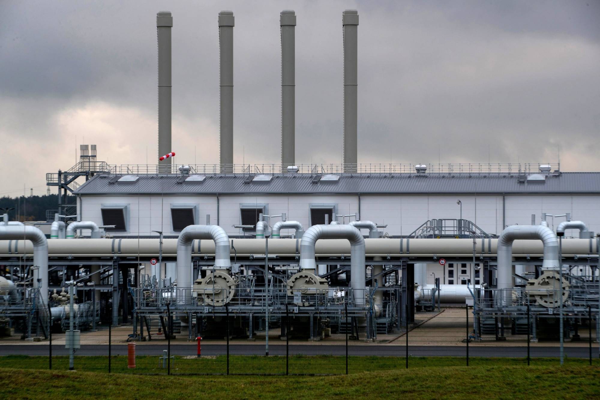 The Nord Stream 2 gas receiving station in Lubmin, Germany | Bloomberg