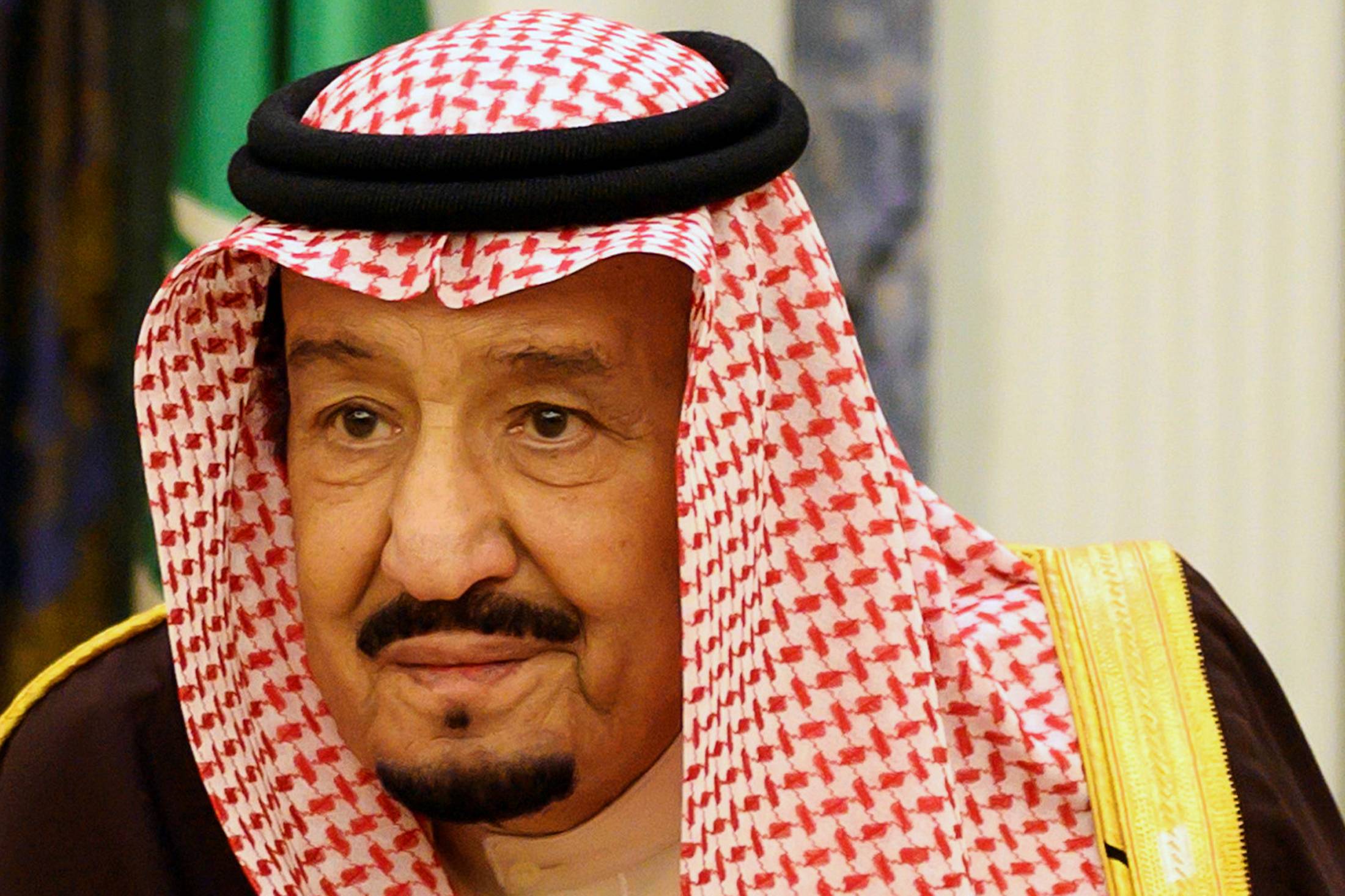 Saudi Arabia's King Salman bin Abdulaziz in Riyadh, Saudi Arabia, in January 2019 is seen during a meeting with U.S. Secretary of State Mike Pompeo. | Pool / via REUTERS