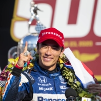 Takuma Sato, seen after winning the 2020 Indianapolis 500, has joined a new team for the upcoming IndyCar Series campaign. | USA TODAY / VIA REUTERS