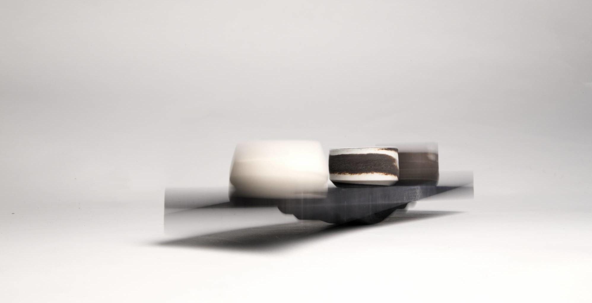Amanda Tong's 'Perfect Imbalance' series is an ongoing monochrome porcelain collection informed by an interest in traditional Chinese medicine. | COURTESY OF AMANDA TONG 