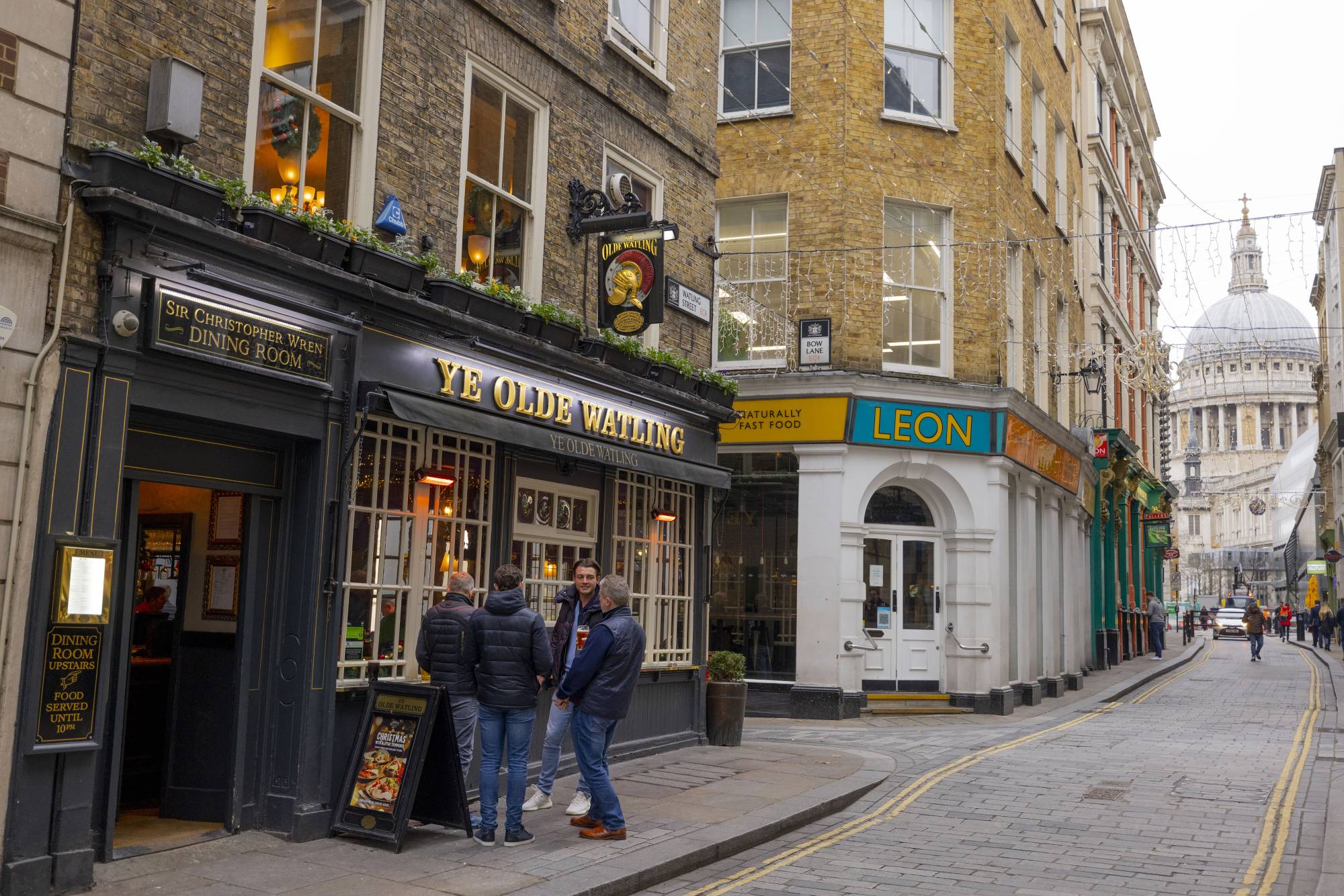 London's financial district has transformed from a raucous area with thousands of workers celebrating Christmas into a no-party zone in the space of a week. | Bloomberg