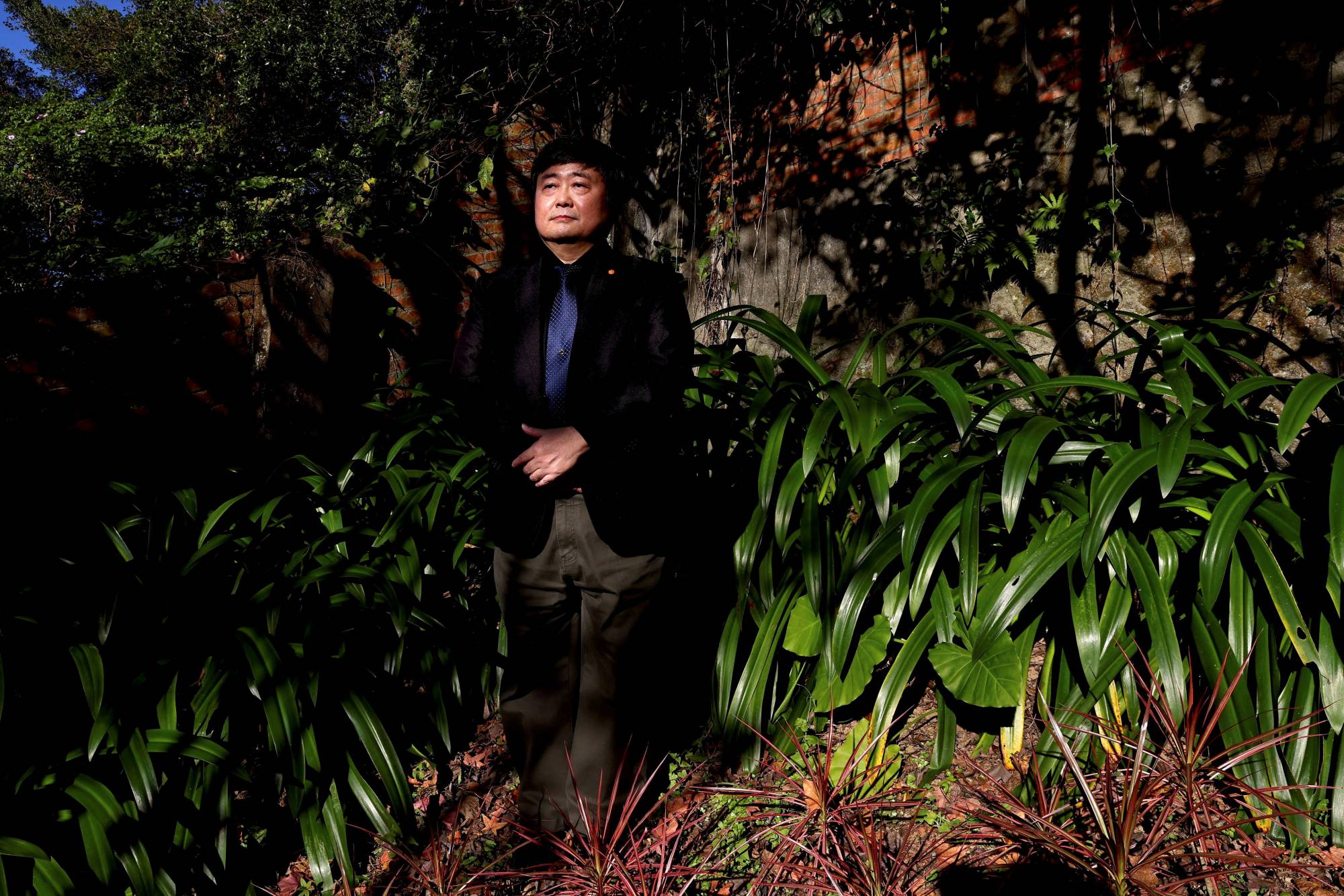 Retired Taiwanese navy Lt. Cmdr. Lu Li-shih at Soochow University in Taipei on Dec. 15 | REUTERS