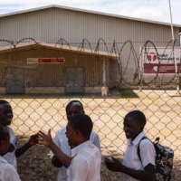 A school in Fungurume, Congo that was built by an American mining company Freeport-McMoRa as part of a social responsibility program. Americans failed to safeguard decades of diplomatic and financial investments in Congo, where the world’s largest supply of cobalt is controlled by Chinese companies backed by Beijing. | ASHLEY GILBERTSON / THE NEW YORK TIMES