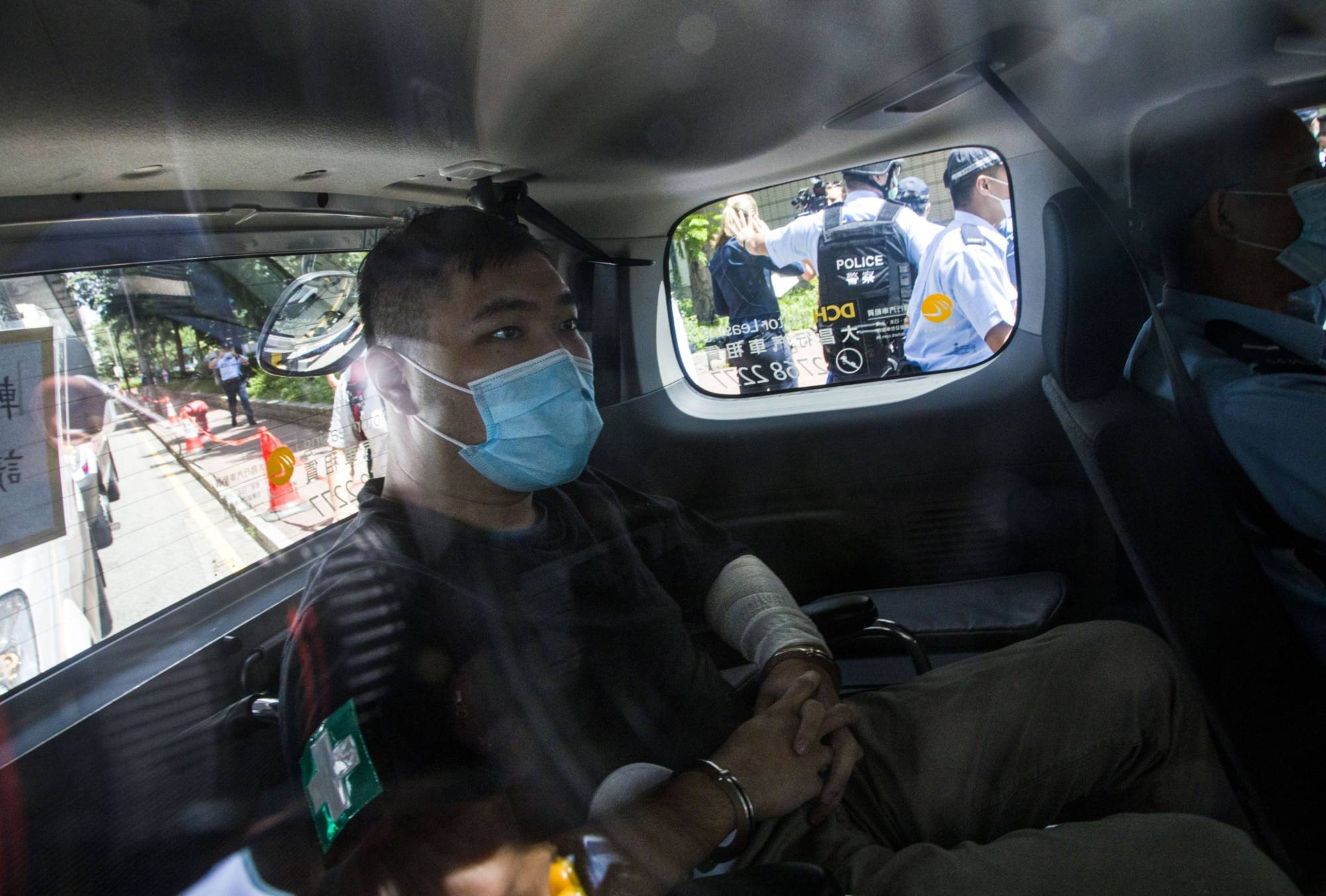 Tong Ying-Kit arrives at a court in July 2020. | Getty Images / via Bloomberg