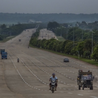 A road in Naypyitaw, the bunkered city that replaced Yangon as the capital at the military’s behest earlier this century. | THE NEW YORK TIMES