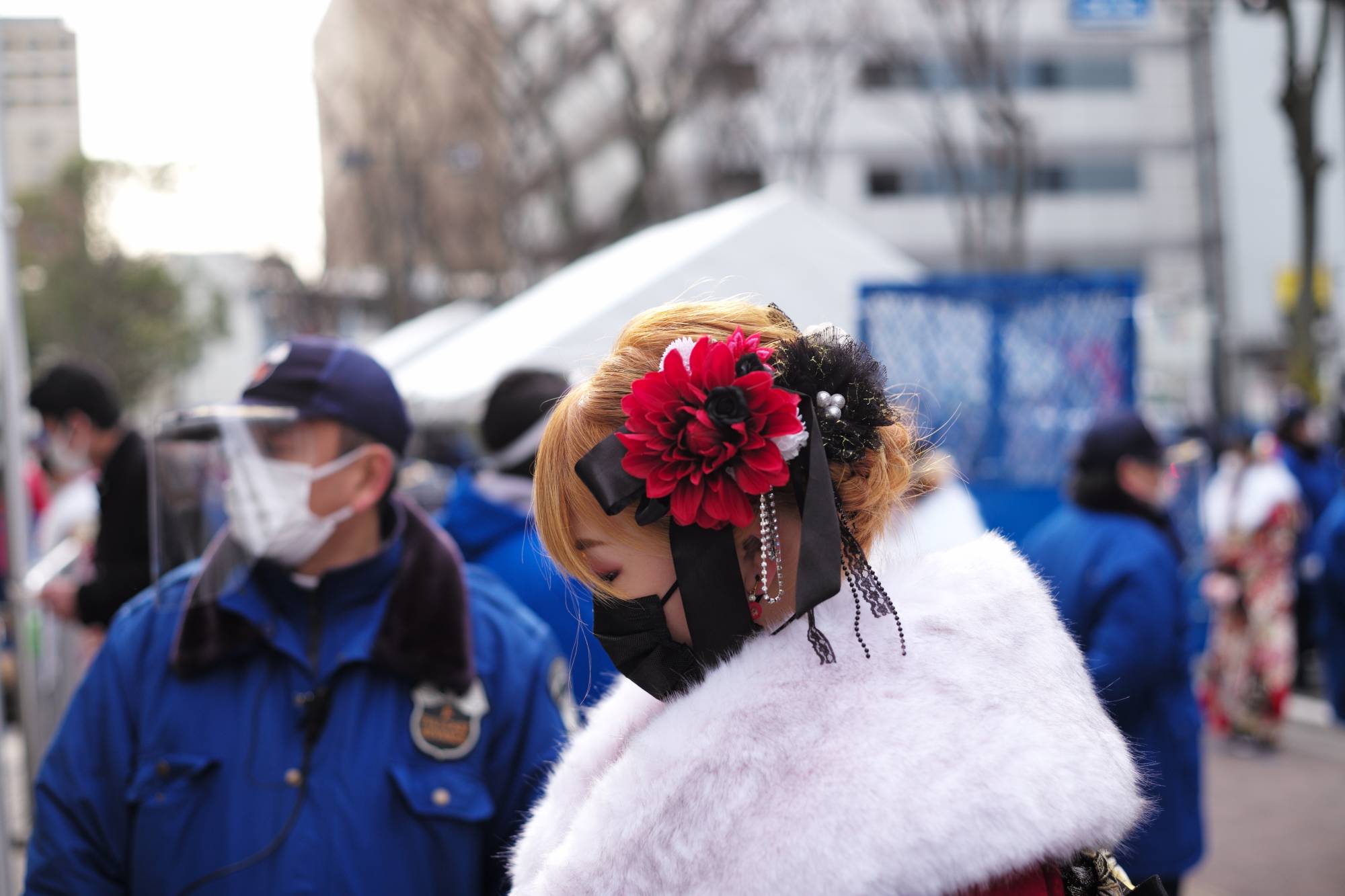 In January, 1.24 million people came of age in an annual rite of passage for 20-year-olds that, were it not for the pandemic, would have been celebrated in style with childhood reunions and all-night parties. While this year many ceremonies were canceled or moved online, thousands gathered in Yokohama to take part in a socially distanced event with staggered attendance. | RYUSEI TAKAHASHI