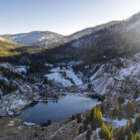 The Yellow Pine Pit, a legacy mining site used throughout the 20th century in the historic Stibnite Mining District of central Idaho, on Nov. 8.  | TAMIR KALIFA / THE NEW YORK TIMES
