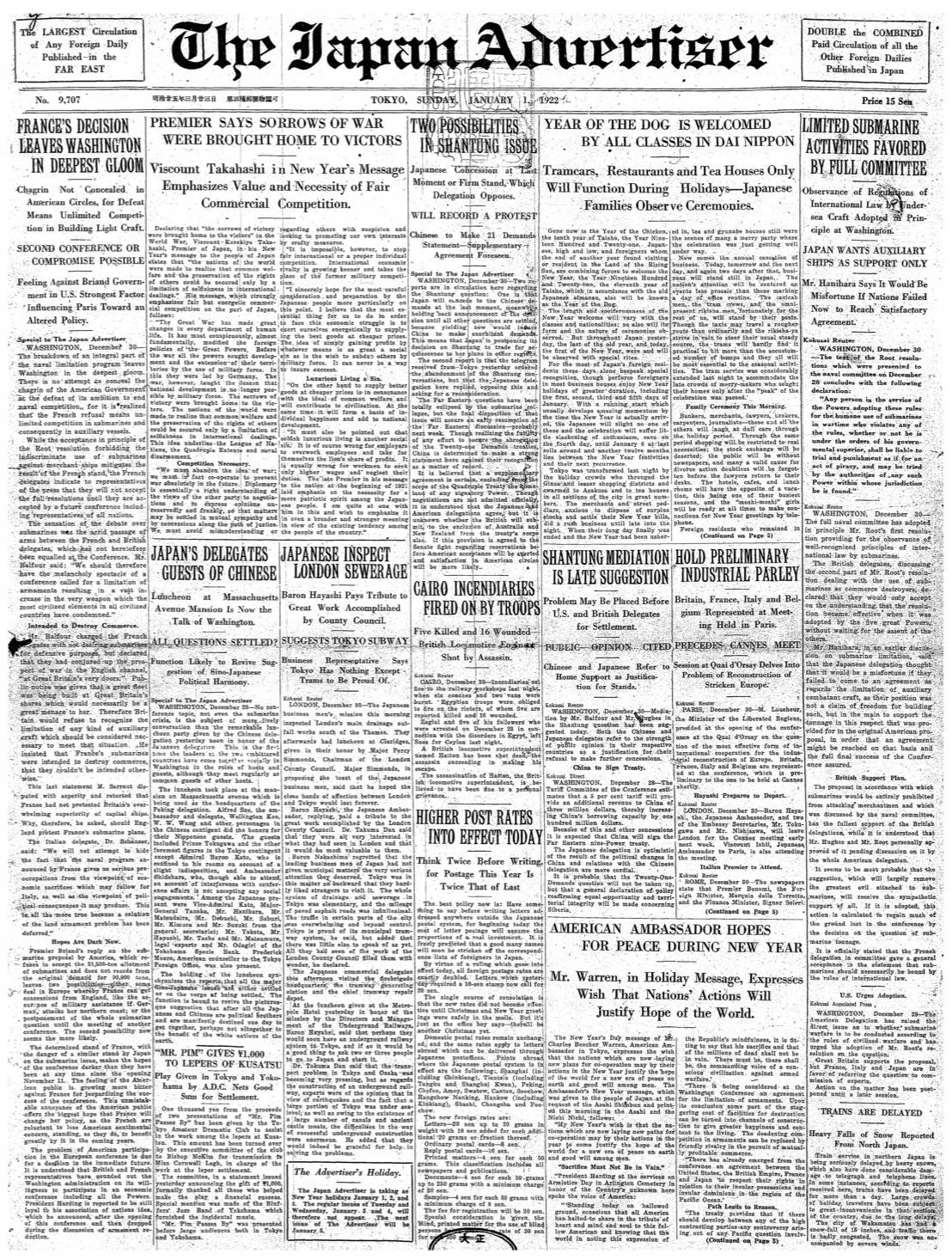 1922 | THE JAPAN TIMES 