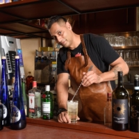 On his days off, Bunny Awchat often does collaborations and drop-ins at restaurants in Osaka.  | TSUYOSHI TAGAWA