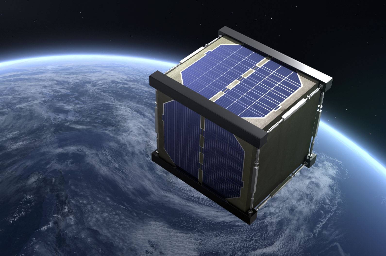 Kyoto University and Sumitomo Forestry Co. are hoping to launch a satellite made partially of wood in 2023. | COURTESY OF KYOTO UNIVERSITY / VIA KYODO