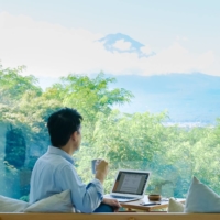 The change in work styles spurred by working remotely could offer new opportunities for travel in Japan, says Hoshino Resorts Inc. President Yoshiharu Hoshino.
 | COURTESY OF HOSHINO RESORTS INC.
