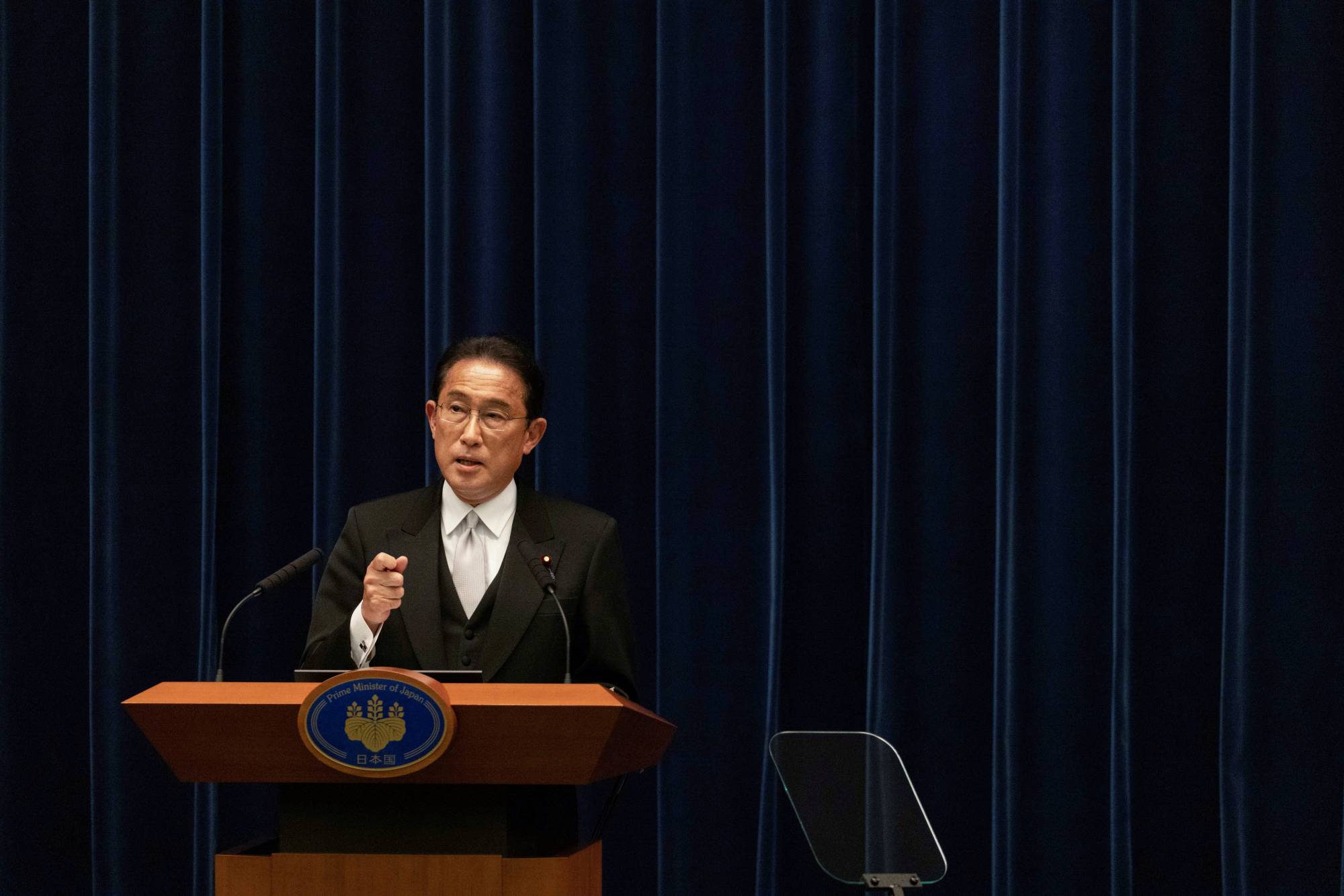 Prime Minister Fumio Kishida on Nov. 10 | POOL / VIA REUTERS