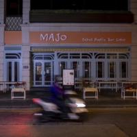A closed restaurant in the Soho area of Central in Hong Kong on Jan. 7. | BLOOMBERG