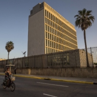 The U.S. Embassy in Havana in July 2015. Some staff members have experienced a mysterious ailment that has also injured U.S. government officials around the world. | MERIDITH KOHUT / THE NEW YORK TIMES

