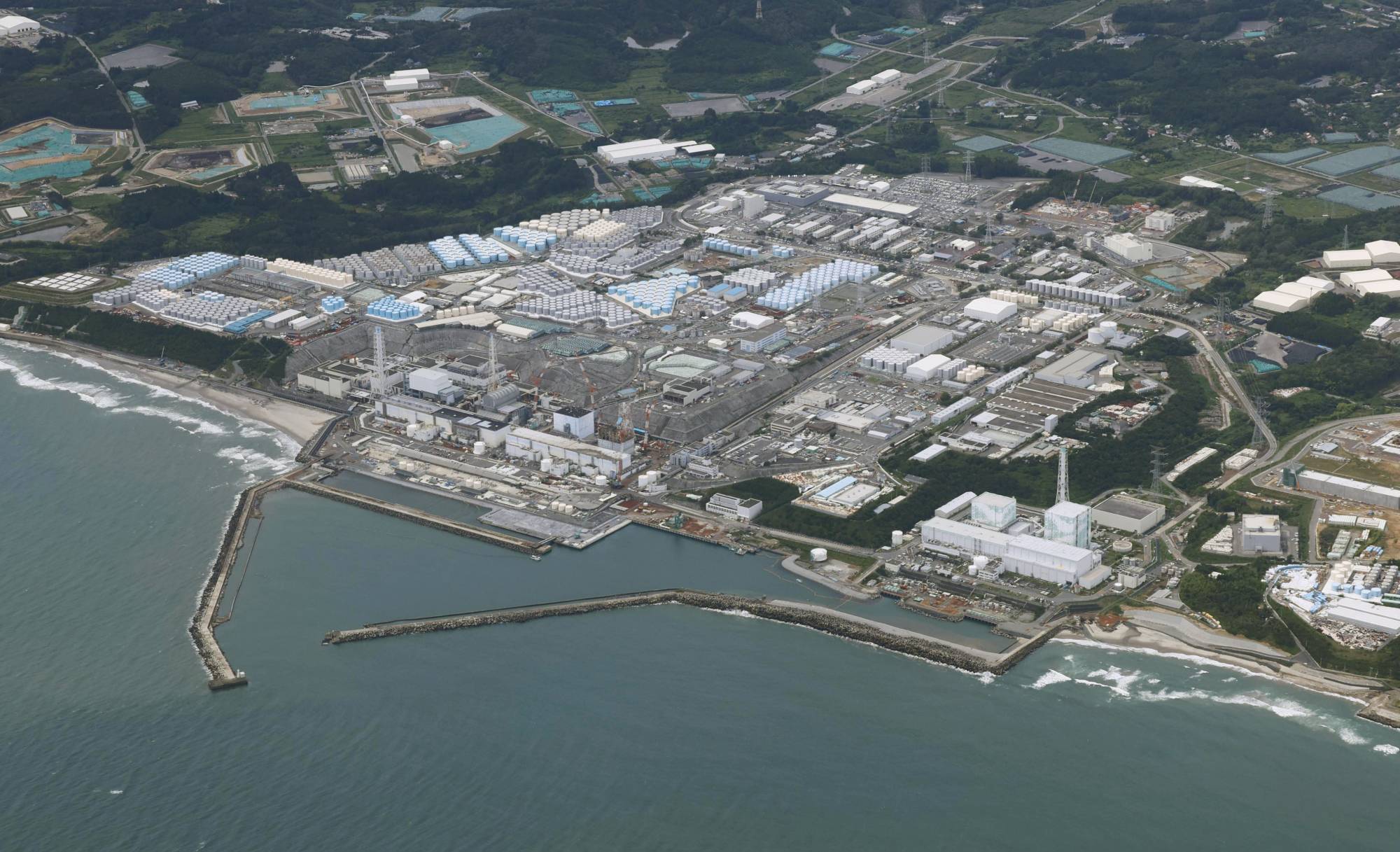 The Fukushima No. 1 nuclear power plant in August | KYODO