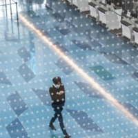 A man walks in an empty departures hall at Tokyo\'s Haneda Airport on Tuesday. | AFP-JIJI