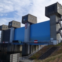 The Iwabuchi Watergate has been operating since 1982, controlling the amount of water flowing into the Sumida River from the Arakawa. | ALEX K.T. MARTIN
