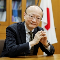 Masato Kanda, vice finance minister for international affairs, at the Finance Ministry in Tokyo on Monday | REUTERS