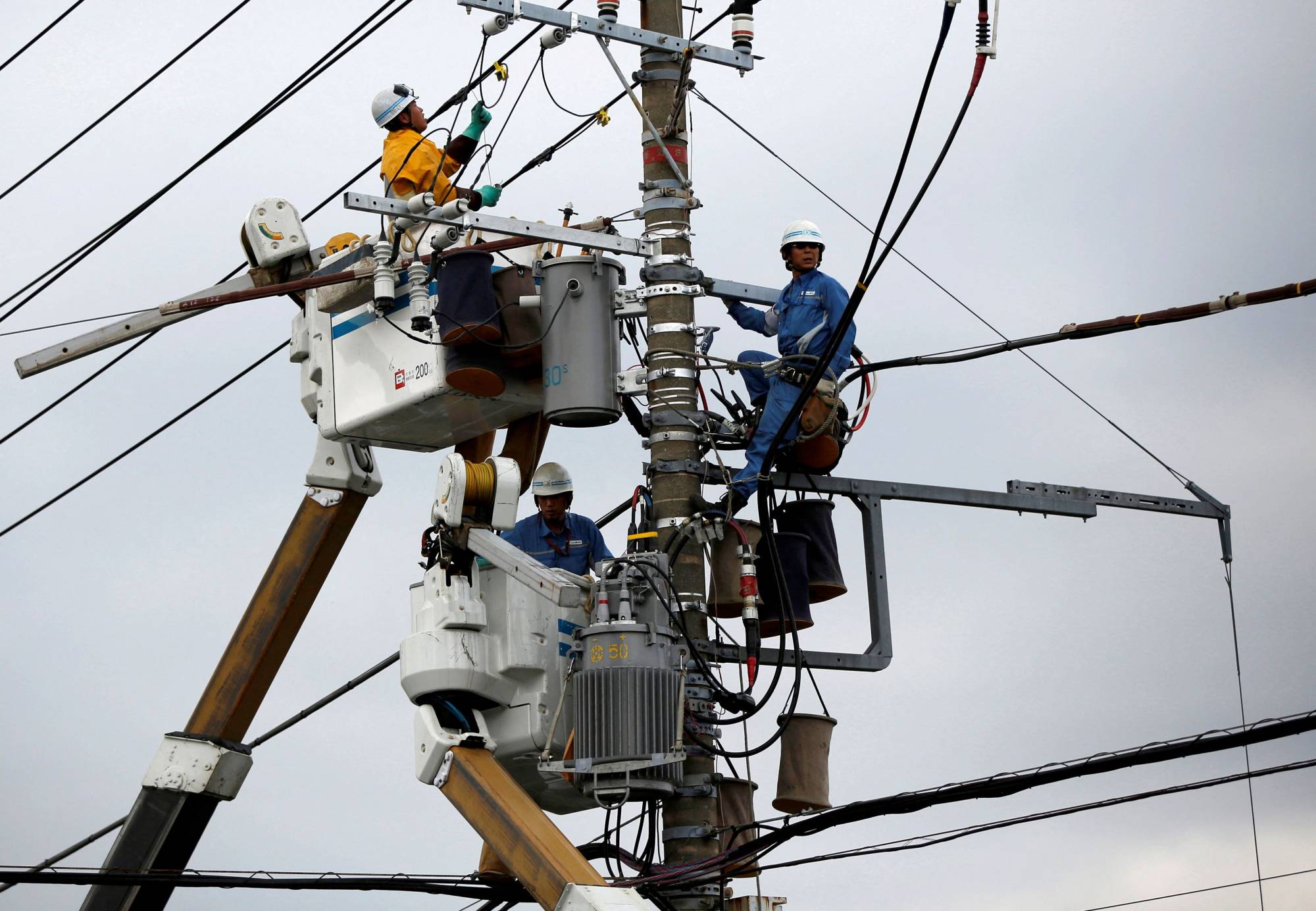 All of Japan's power suppliers have revised down their consolidated earnings estimates, as they cannot reflect higher fuel costs in electricity rates until the next fiscal year from April. | REUTERS