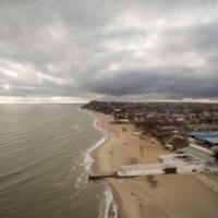 The Sea of Azov shoreline at a beach in Urzuf. The resort is at the deepest point of the bay stretching between Mariupol and Berdyansk.  | BLOOMBERG 