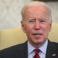 U.S. President Joe Biden speaks to the news media during a meeting to discuss the upcoming U.S. Supreme Court vacancy at the White House in Washington on Tuesday. | REUTERS