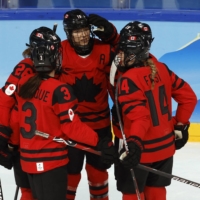 Canada posted a 4-2 record against the United States during an exhibition tour before the Beijing Games.  | REUTERS