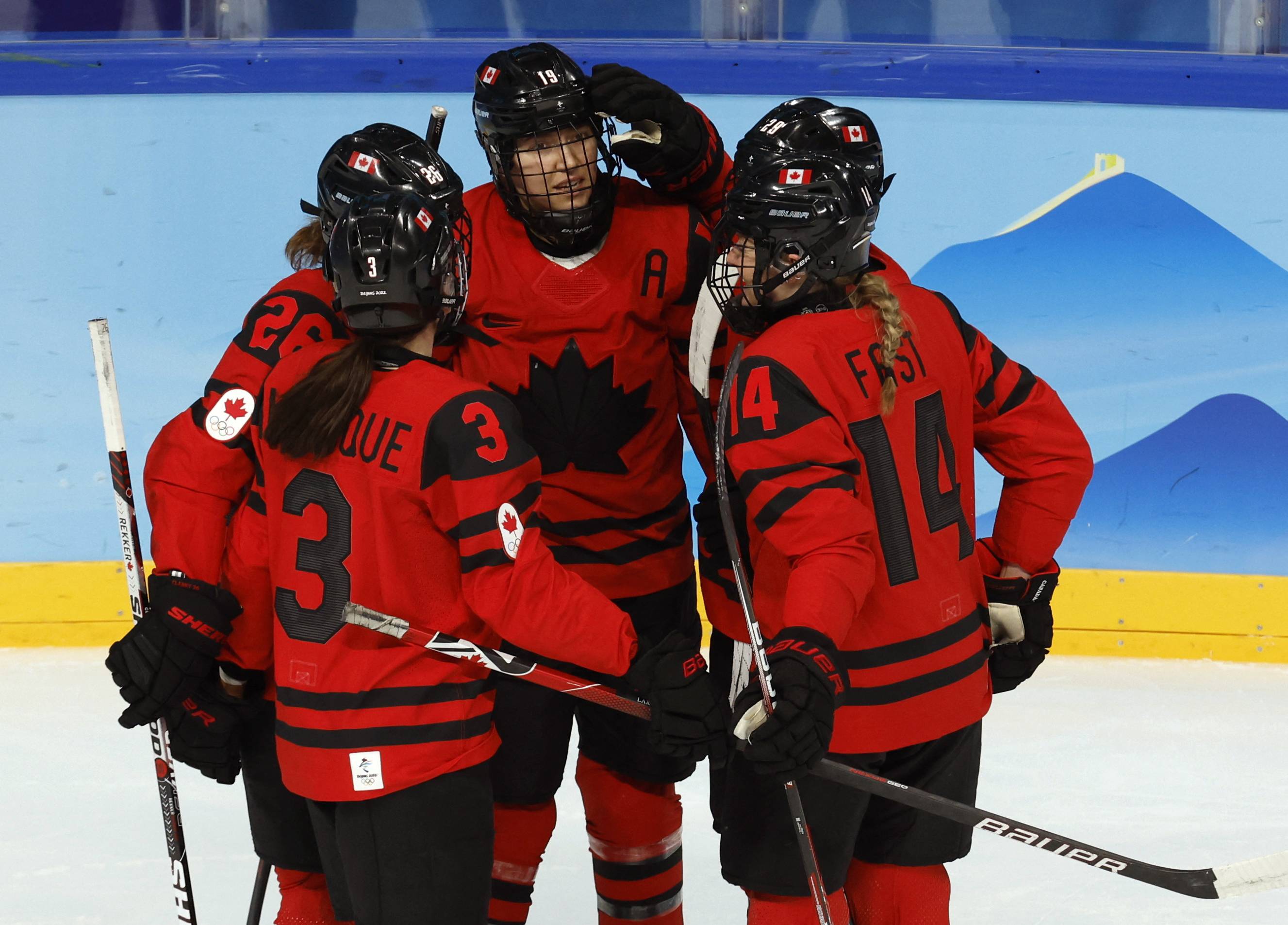 Canada posted a 4-2 record against the United States during an exhibition tour before the Beijing Games. | Reuters