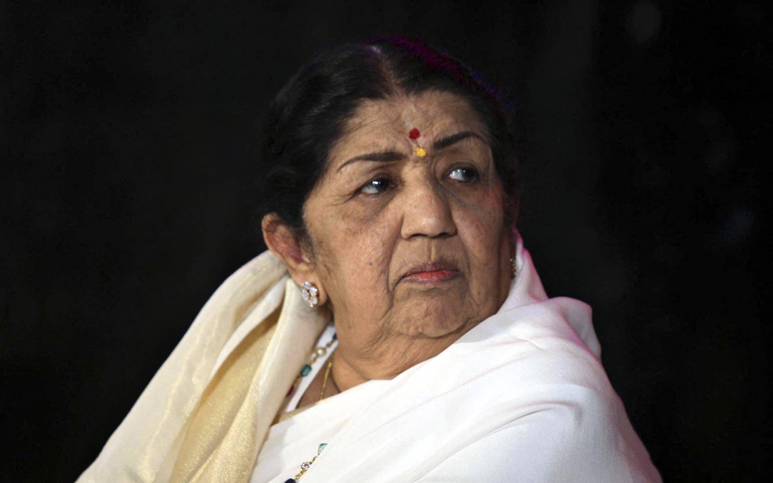 Singer Lata Mangeshkar at an event in June 2010 in Mumbai.  | AFP-JIJI