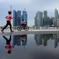 Singapore relies on imports in its plans to transition away from fossil fuels, but it’s dependent on nearby countries being willing to export carbon-free power.  | AFP-JIJI